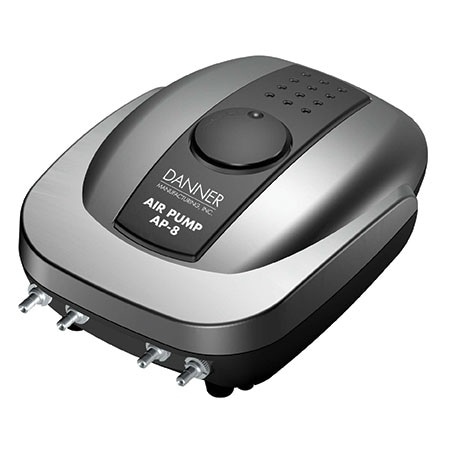 Danner AP-8 air pump, Quiet, Use Standard Airline Tubing, For Fish and Hydro 40518